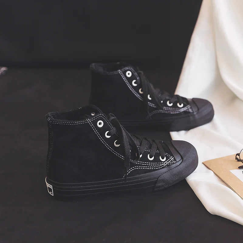 Zapatillas mujer; Повседневная зимняя теплая обувь; женские повседневные кроссовки; обувь на меху для девочек и студентов; высокое качество; известный бренд; Новое поступление