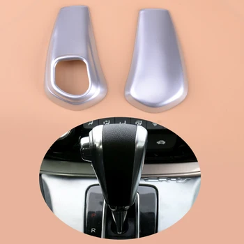 

2Pcs LHD ABS Chrome Gear Shift Knob Lever Shifting handle Trim Cover Shell Decoration Fit for Honda CR-V 2012 2013 2014-2016