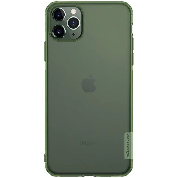 Для iPhone 11 чехол Nillkin натуральный прозрачный мягкий кремний TPU Защитный чехол для iPhone 11/X/XR/XS Max для iPhone 11 Pro - Цвет: Green
