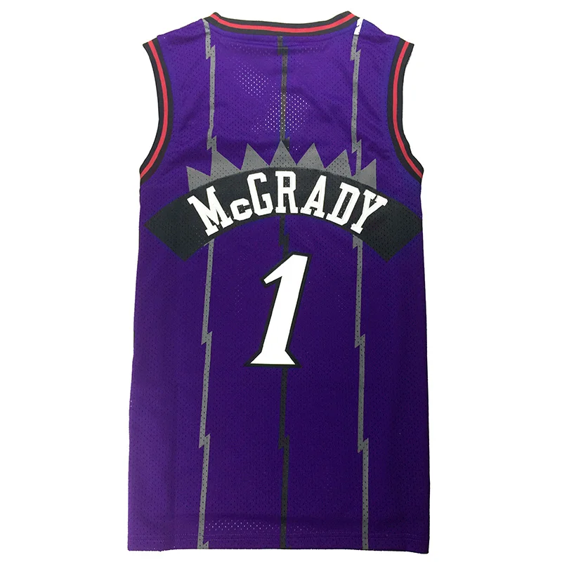 2 Kawhi Leonard JERSEY 1 Трейси Макгрейди 7 Кайл Лоури 15 Vince Carter майки - Цвет: Retro