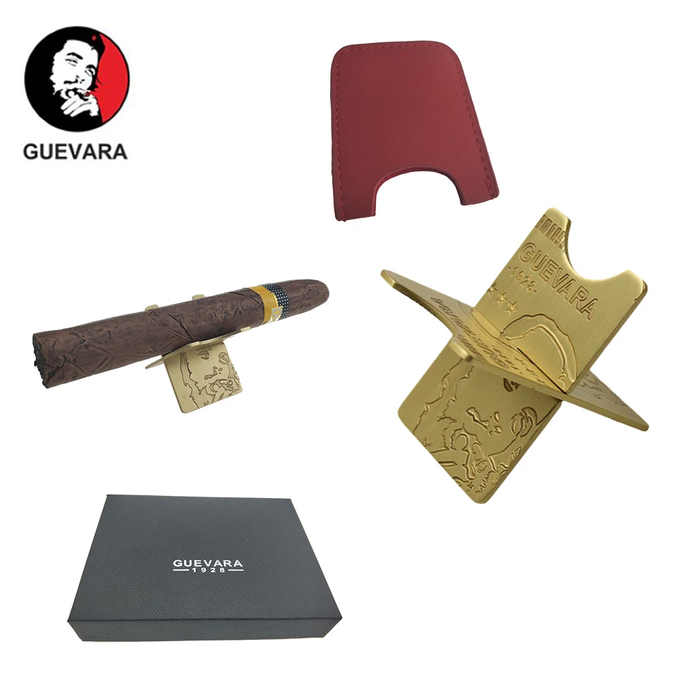 Guevara Съемный держатель для сигар путешествий из углеродного волокна складной