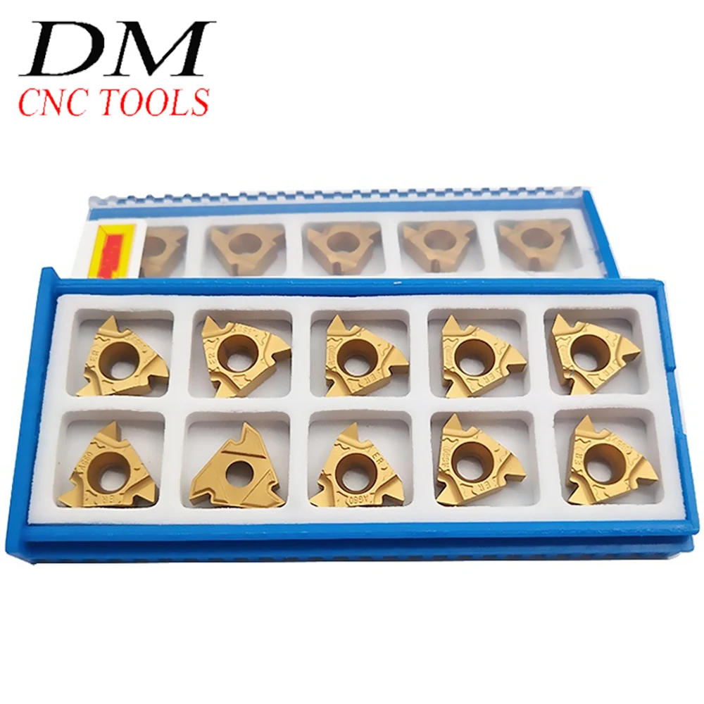 

10pcs 16ER AG60 1020 16ER 3/8 AG60 Threaded turning inserts CNC TOOL Carbide Lathe Tools 16ERAG60