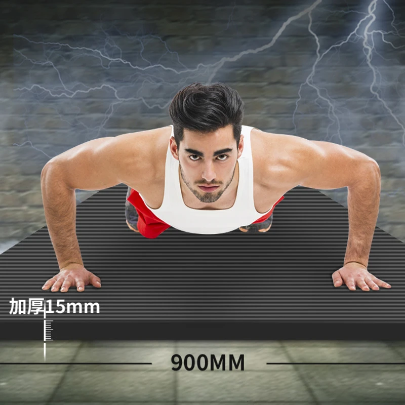 185cm Enlarged Fitness Mat Yoga Mat Men Gym Exercise Esterilla Yoga Tapete Pad Lengthen Non-slip For Beginner With Bag
