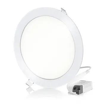 

18W Super Bright Ultra-thin LED Panel Light Ceiling Lamps Recessed Light Fixture Kit with LED Driver 205mm Open Hole Round