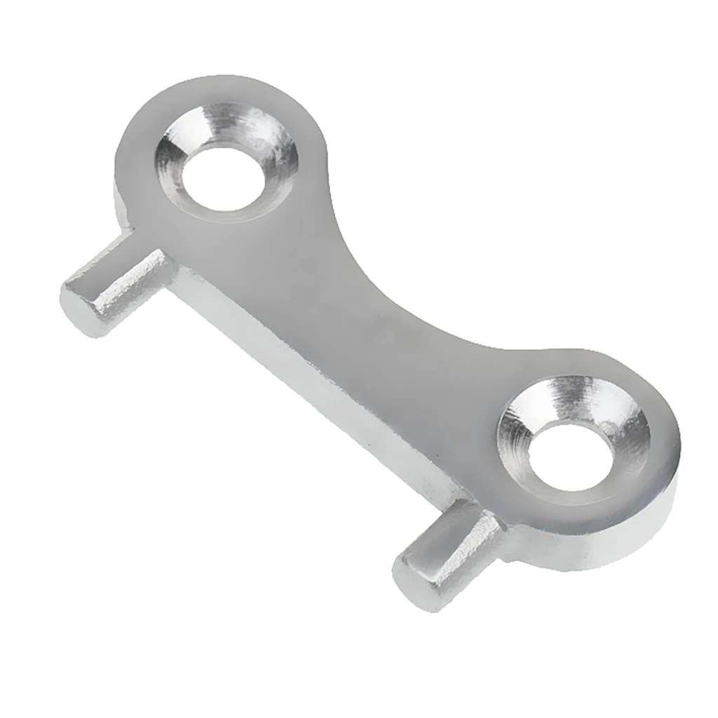 2pcs Boat Stainless Steel Deck Fill Plate Key Tool Water, Fuel, Gas