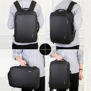 

SHUJIN Laptop Backpack Mens Male Backpacks Business Notebook Mochila Waterproof Back Pack USB Charging Bags Travel Bagpack 2020