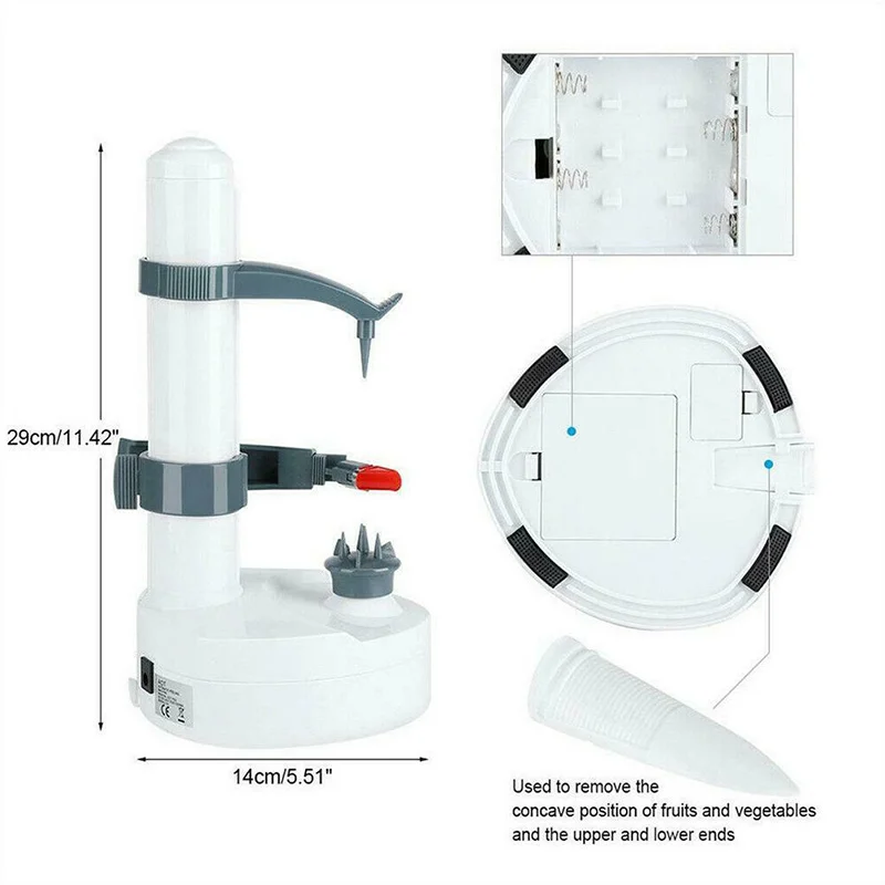 Multifunctional Automatic Fruit Peeling Electric Potato Apples Machine Peeler DC120