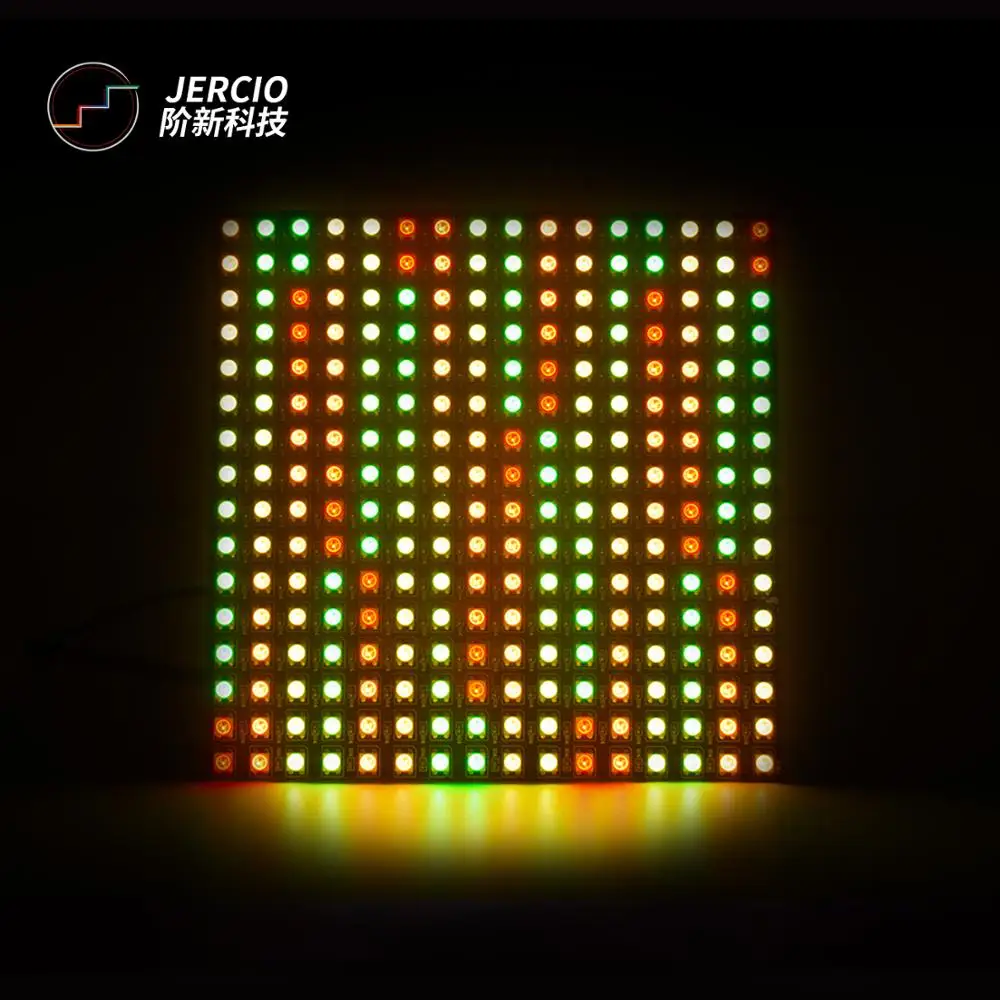 Гибкая матричная панель WS2812B RGB 16x16 пикселей эко светодиодный модуль WS2812 IC