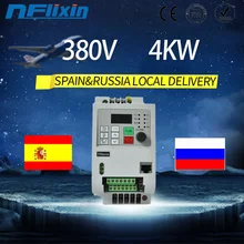 VFD 380 4KW AC 380V 1.5kW/2.2KW/4KW/5.5KW/7.5KW Variable Frequency Drive 3 Phase Speed Controller Inverter Motor VFD Inverter