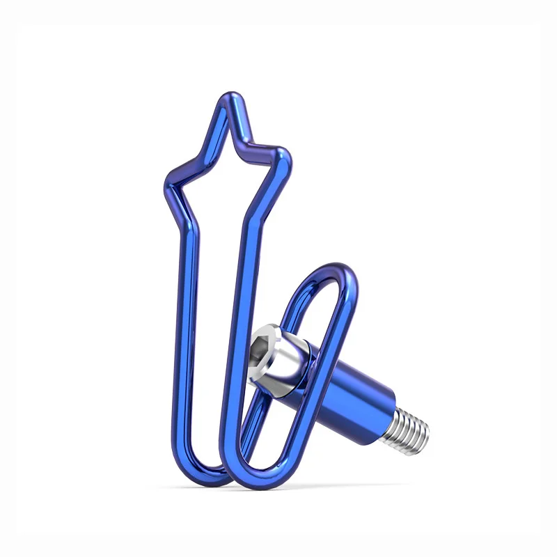 blue purple Мотоцикл Крючки из нержавеющей стали крюк гаджеты шлем перчатки багаж сумка мотоцикл сеть для переноски бутылка для сумки держатель - Цвет: blue purple