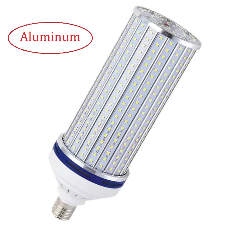30 Вт 60 80 100 120 200 250 Светодиодный светильник E27 E40 2835 SMD 85-265V Алюминий светодиодный