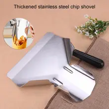 

Lightweight Great Stainless Steel French Fries Scoop Polishing Process Potato Shovel Eco-friendly for Restaurant