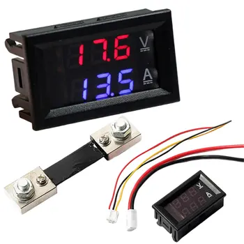 

Led Digital Voltmeter Ammeter Us Dc 100V 10/50 / 100A Voltmeter Ammeter Led Dual Digital Volt Amp Meter Gauge
