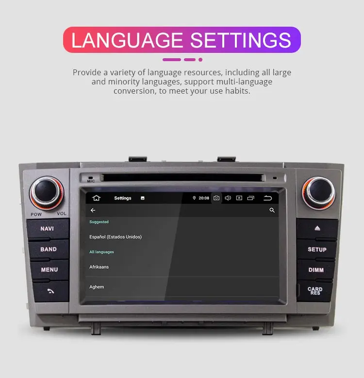 Top Besina Android 9.0 Car DVD Player For Toyota Avensis/T27 2008-2013 Multimedia GPS Navigation WIFI 2 Din Car Radio 4G+64G Stereo 11 Top Besina Android 9.0 Car DVD Player For Toyota Avensis/T27 2008-2013 Multimedia GPS Navigation WIFI 2 Din Car Radio 4G+64G Stereo 11