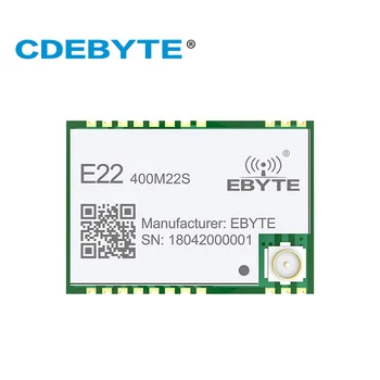 

Ebyte E22-400M22S SX1268 433MHz LoRa Iot Wireless RF Module 22dBm SMD IPEX Stamp Hole Radio