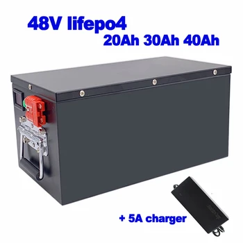 

48v 20Ah 30Ah 40Ah Lifepo4 battery Lithium iron phosphate battery Electric Bike scooter AGV power 2000w forklift + 5A Charger
