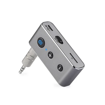

Portable Wireless Audio Bluetooth Receiver 3.5mm AUX Jack A2DP Stereo Car HIFI Sound Quality Handsfree Call Adapter Support TF