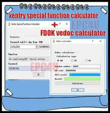 2020 HOT VENDER Calculadora Calculadora FDOK Vedoc Keygen Xentry Função Especial para MB Estrela C3 C4 C5 C6