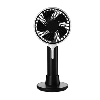 

Mini Usb Night Light Rechargeable Air Cooling Fan Desk Fan Dual Use Home Student Dormitory Bedside Portable Desktop Office Fan