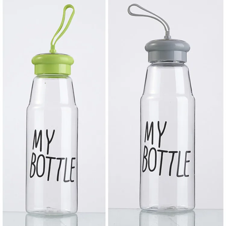 

2016 New Style BPA Free Portable Belt Transparent Creative Sports Bottle Heat-Resistant Shatter-resistant Sports Bottle 7295