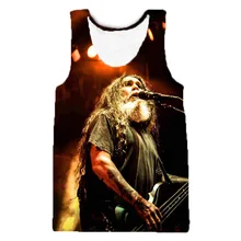 Новая группа Slayer летняя унисекс уличная Готическая ветровка жилет 3D тренд Печать жилет мужская повседневная мужская одежда