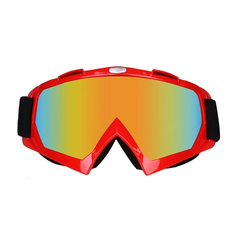 Брендовые лыжные очки, большие Лыжные маски, очки для катания на лыжах, для мужчин и женщин, очки для сноуборда, анти-песочные, ветрозащитные - Цвет: R