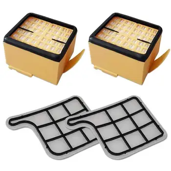 

filter set 2 motor protection filter (motor filter) + 2 HEPA (micro) filters / microfilter / hepafilter suitable For Vorwerk Kob