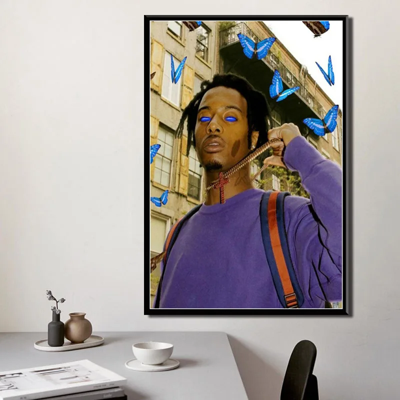 P391-Playboi-Carti-Hot-Music-Album-Magnolia-Hip-Hop-Rap-Rapper-Star-Art-Painting-Silk-Canvas (4)