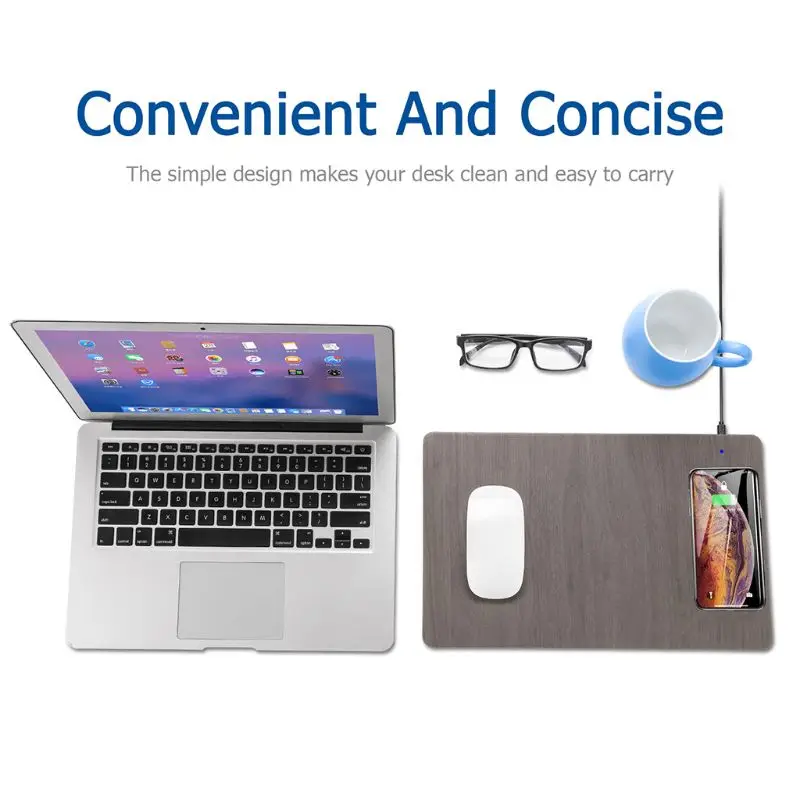  Mobile Phone Qi Wireless Charger Charging Mouse Pad Mat for Apple Samsung Xiaomi