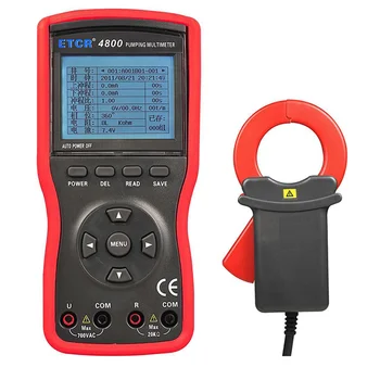 

ETCR4800 Pumping Unit Multimeter Make-break Resistance Value,Range:0.00kΩ~20.0kΩ,Phase Between Voltage and Current:Range0.0°~360