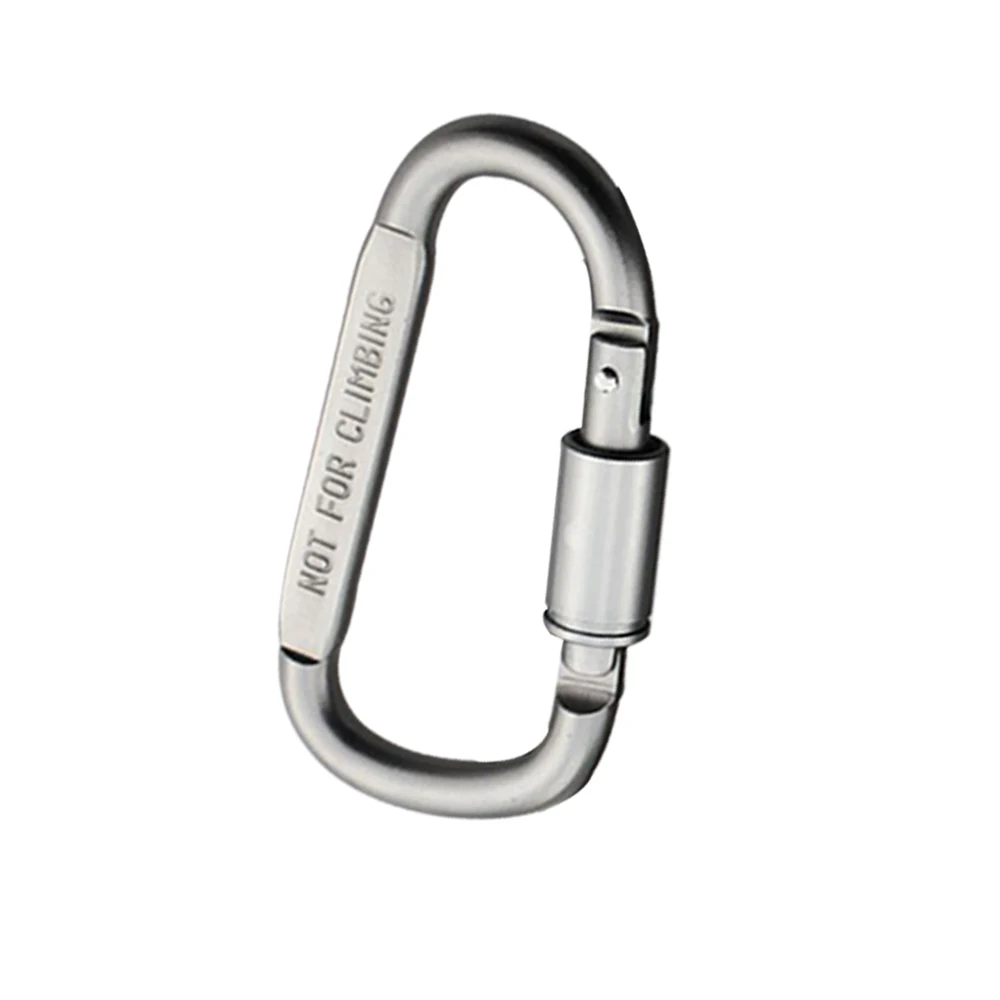 Aluminium Alloy Carabiner Buckle Keychain Camping Hiking Hook Climbing Buckles