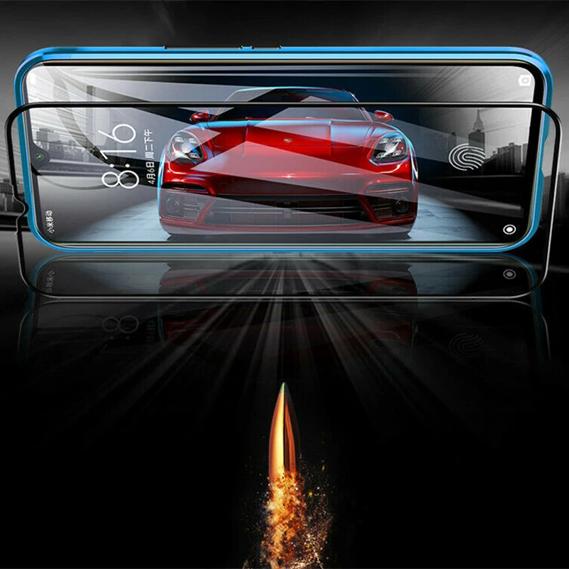Чехол с магнитной адсорбцией для Xiao mi Red mi note 7 8 Pro, чехол из закаленного стекла для Xiaomi mi 9T Pro 9 SE, прозрачный чехол 360, полное покрытие