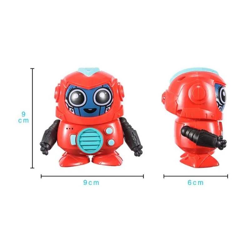 Creative Mini Robot Electric Dancing Robot Face Changing Robot Doll Automatic Face Changing Face Changing Doll Shaking Toy enlarge