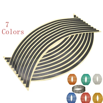 

16Pcs Motorcycle Car Wheel Tire Stickers Reflective Rim Tape Moto Auto Decals For KTM 530 525 500 450 400 300 250 200 exc