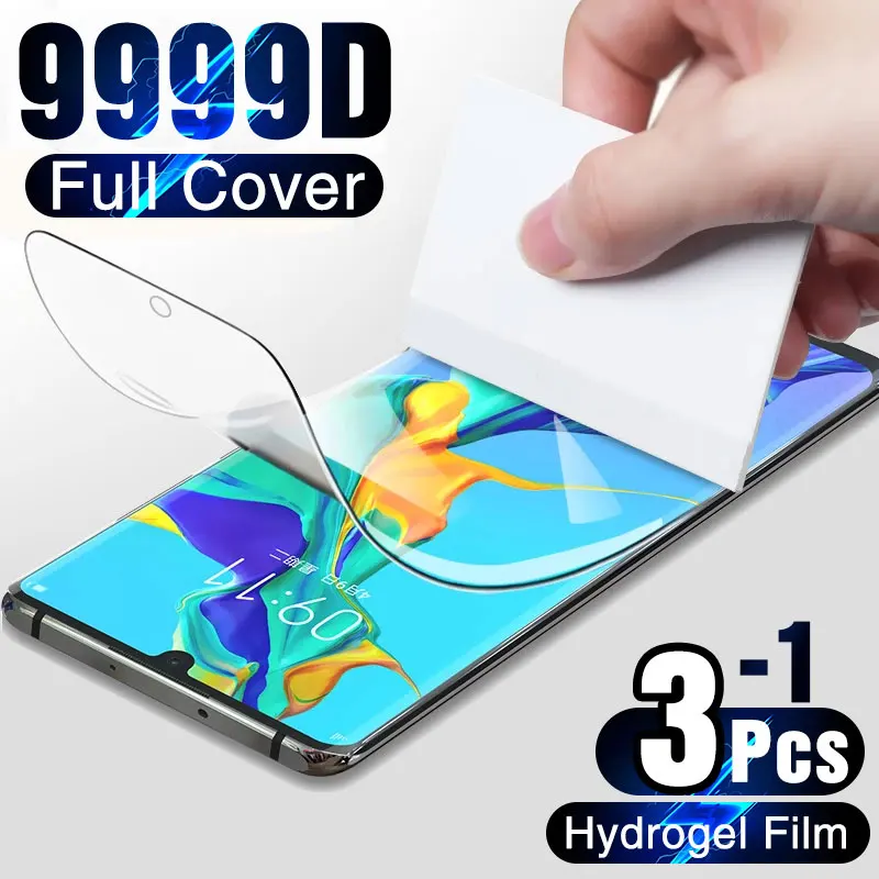 Гидрогелевая пленка на экран для Huawei P30 P40 Pro P20 Lite P Smart 2019 P10 Защита экрана Mate 20 30 40 10
