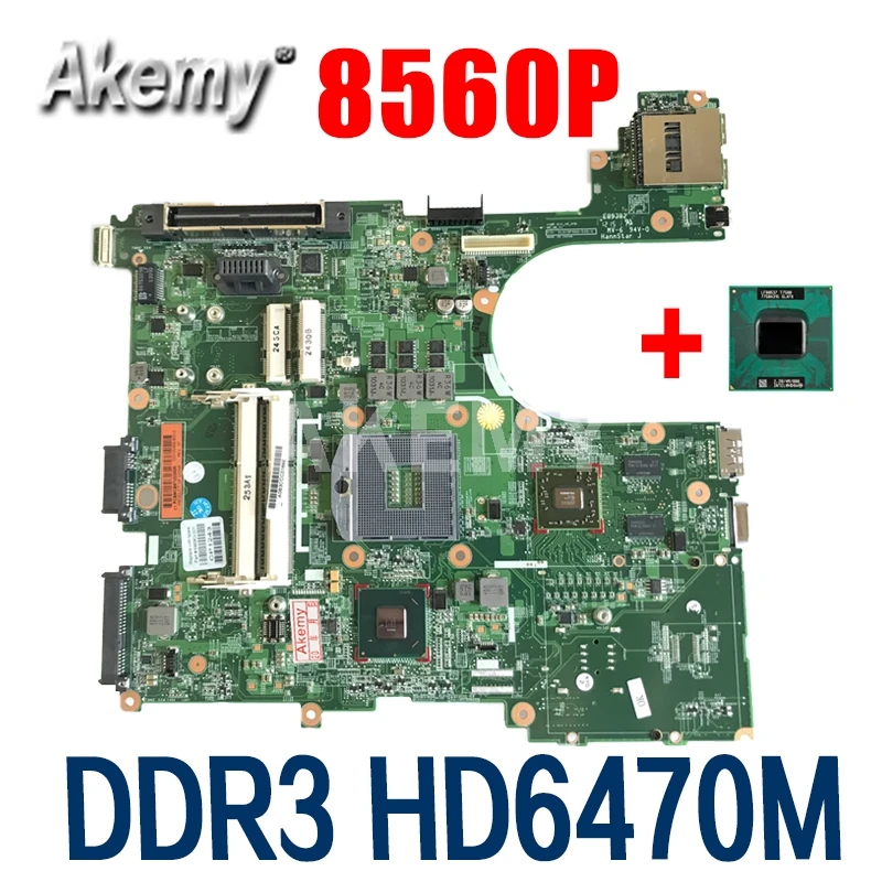 Amazoon 646967-001 For HP EliteBook 8560P 6560B Laptop Motherboard QM67 DDR3 HD6470M Video Card Full tested | Компьютеры и офис