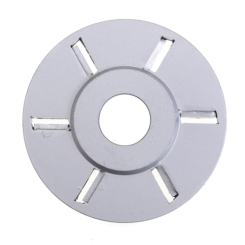 90mm Diameter Wood Carving Disc 6 Teeth Woodworking Plane Carving Disc Milling Cutter For 22mm Angle Grinder