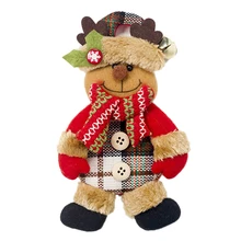 Счастливого Рождества Санта Клаус висячая кукла кулон подарок украшения для рождественской елки праздничное окно для детей Рождественский подарок#10