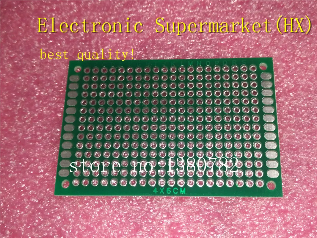 Free shipping 100pcs/lost  PCB 4x6cm 4*6 cm Double Side Prototype PCB Diy Universal Printed Circuit Board pcb board 4x6 cm universal printed circuit board 4 6 single side prototype pcb plate 40 60mm for arduino experiment copper board