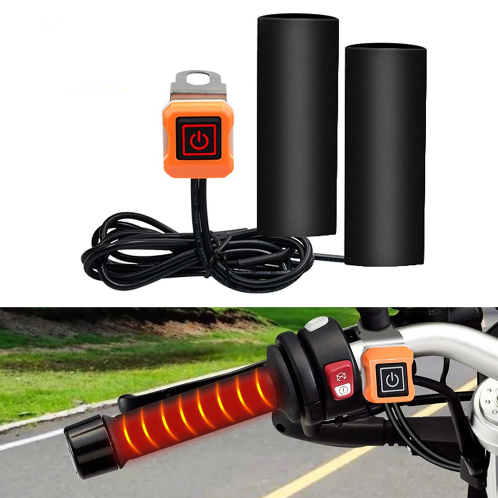 

Three-speed Temperature Control Motorcycle Heated Grips Handlebar Intelligent Electric Heated Hand Grips N18