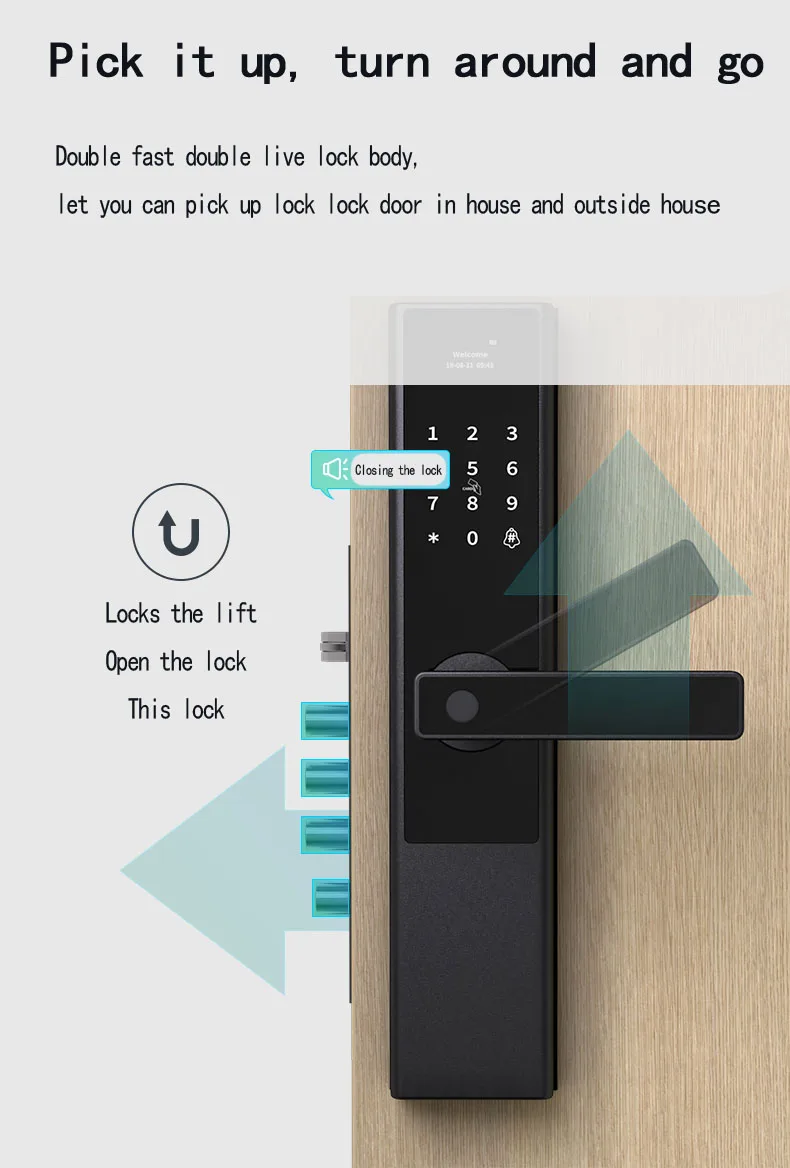 SENGMRS дверной замок, отпечаток пальца, приложение удаленно, дверной замок, биометрический отпечаток пальца, умный замок, пароль, цифровой замок fechadura