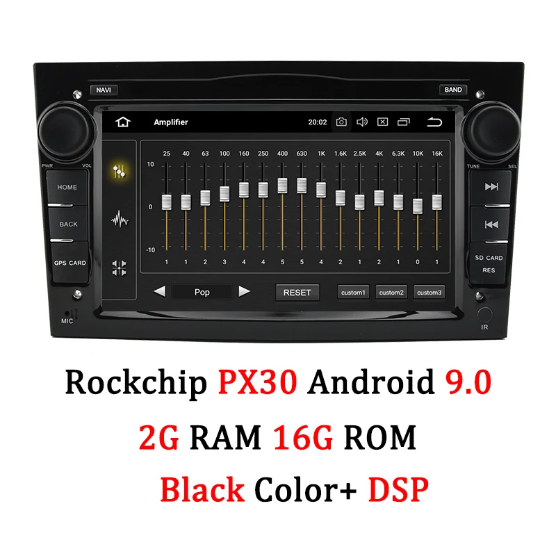 Автомобильный мультимедийный плеер AUTOTOP Opel Android 2 Din Android 9,0 Opel DVD gps для Astra Meriva Vectra Antara Zafira Corsa Vauxhall - Цвет: PX30 Black DSP