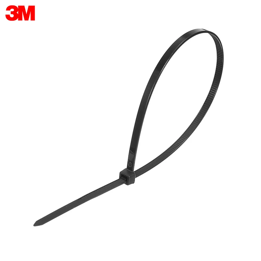 3M Кабельный хомут Scotchflex FS 200 BW-C, черный, 200 x 3,6 мм, 100 шт./уп., FS-200 BW-C