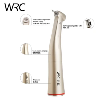 

Dental 1:5 Increasing Contra Angle Low Speed Handpiece Red Ring Air Turbine without light