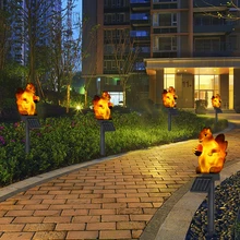 Водонепроницаемый Солнечный газон свет в форме белки газон наружная лампа для освещения местности садовый декор садовые солнечные светильники Питание