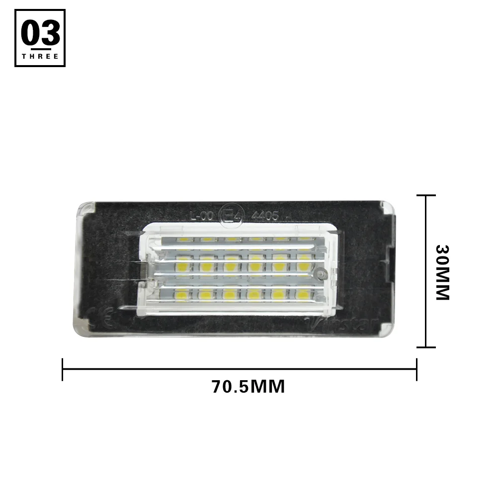 Пара светодиодный фонарь для номерного знака, держатель номерного знака, лампа без ошибок для BMW MINI COOPER R56 R57 R58 R59