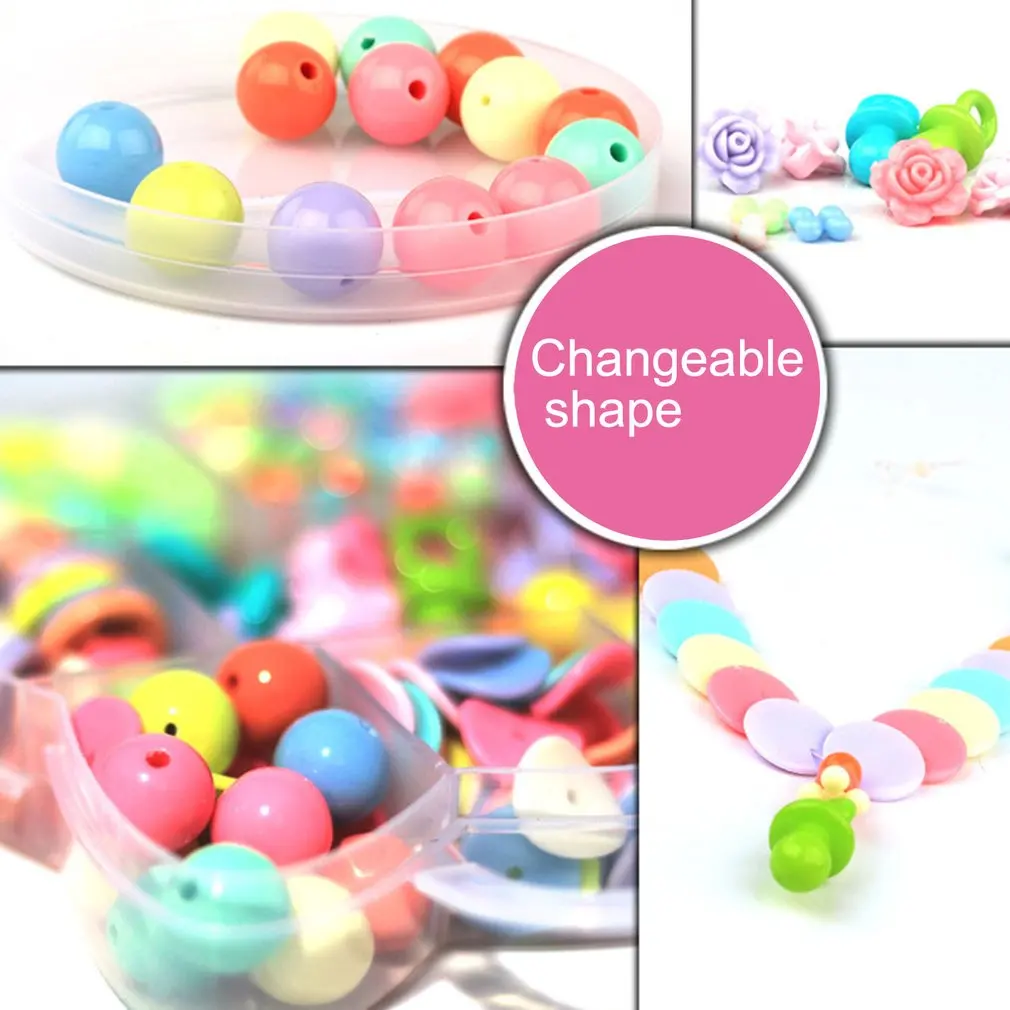 DIY Acrylic Bead Kit With 10 Grids Plastic Box Handmade Jewelry Beads Set Necklaces Bracelet Making Educational Toy For Children DIY Acrylic Bead Kit With 10 Grids Plastic Box Handmade Jewelry Beads Set Necklaces Bracelet Making Educational Toy For Children