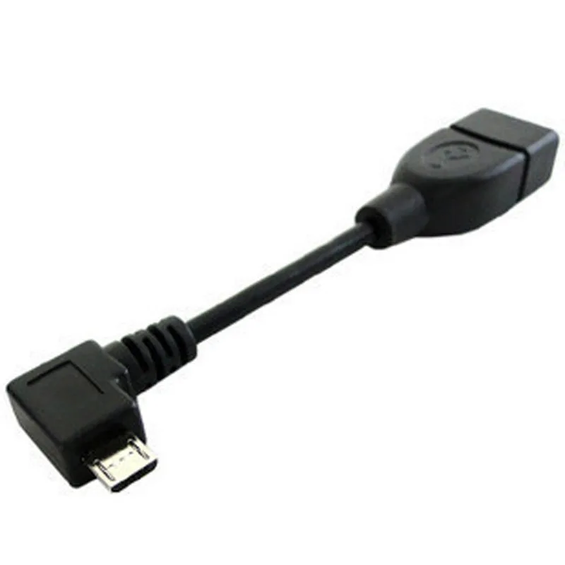 100% протестированный прямой угол мама USB к штекеру Micro OTG кабель адаптер для Samsung LG