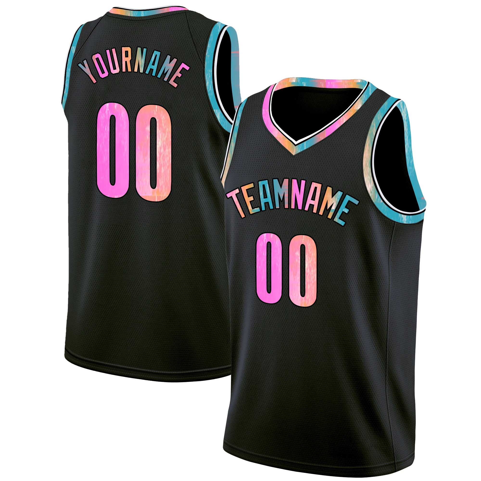 Basketball Jerseys Men Youth Fashion Graffiti Personalized Printing Basketball Shirt Outdoor Game Training Vest
