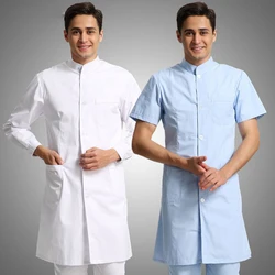High quality men laboratory clothing beauty salonSlim Multicolour gown Overalls lab coat scrubs uniform clinical uniform لابكوت
